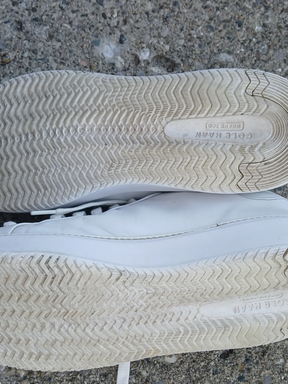 Size 14 Cole Haan Men's White Low-Top Lace-Up Sneakers